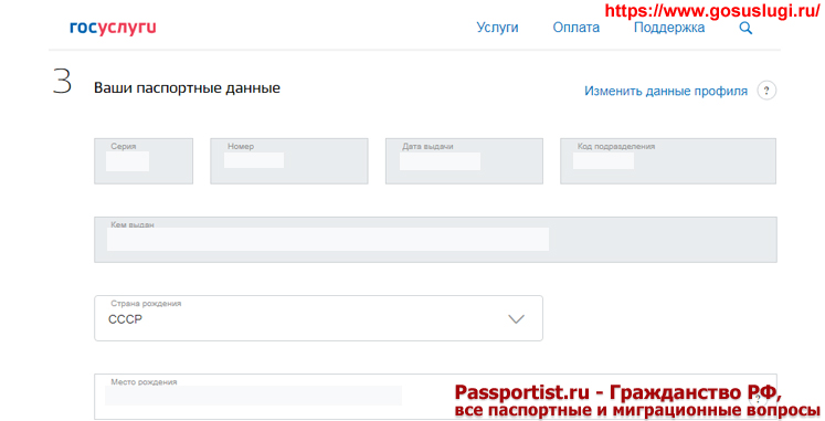Как правильно заполнить заявление на загранпаспорт старого образца для ребенка 14-18 лет через Госуслуги