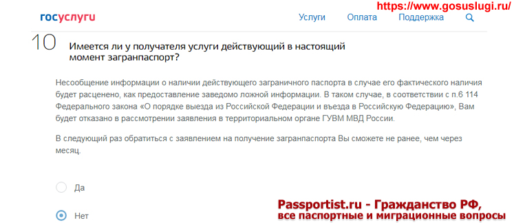 Как правильно заполнить заявление на загранпаспорт старого образца для ребенка 14-18 лет через Госуслуги