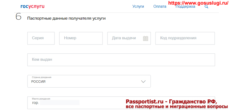 Как правильно заполнить заявление на загранпаспорт старого образца для ребенка 14-18 лет через Госуслуги